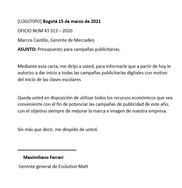 carta de oficio 1